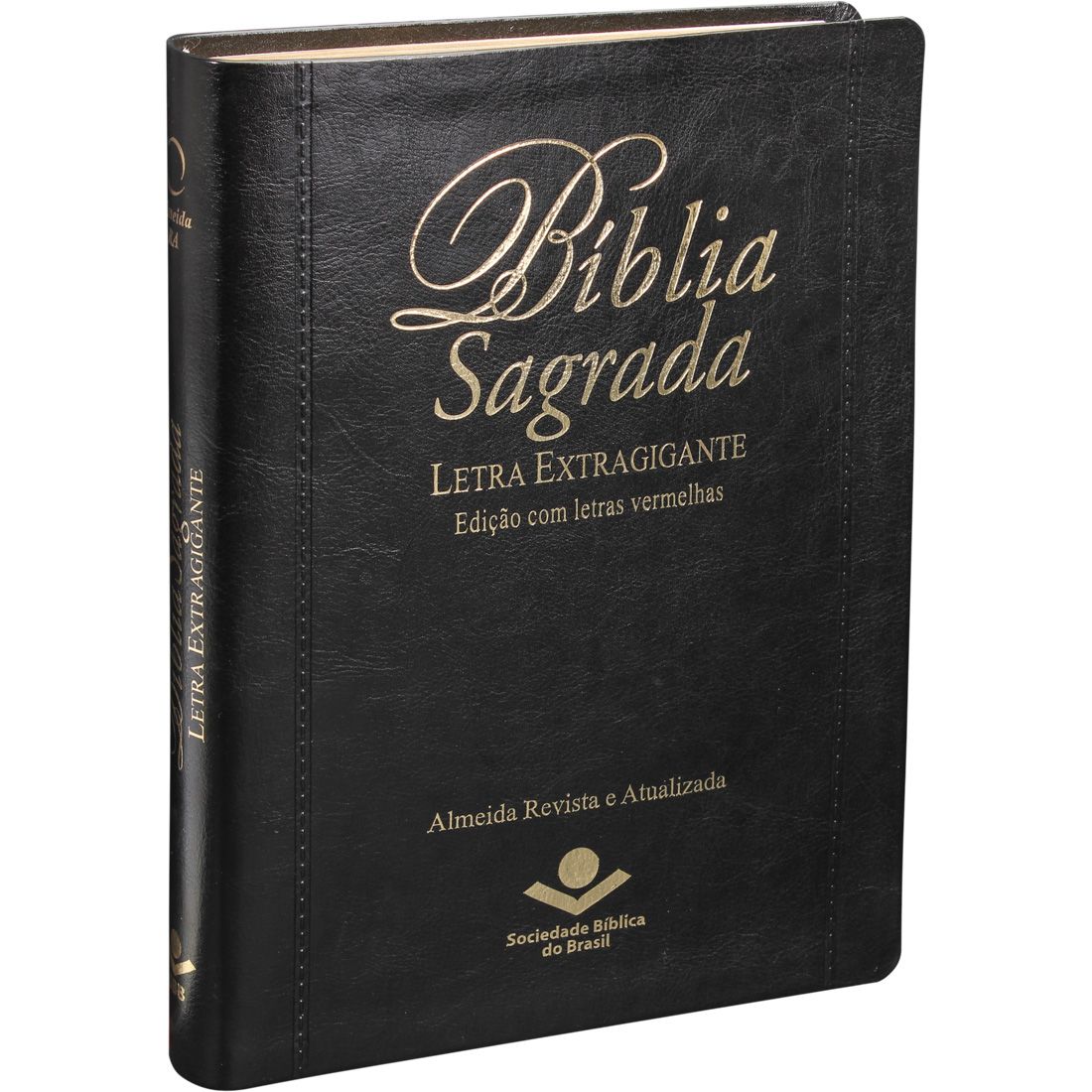 BIBLIA SAGRADA LETRA EXTRA GIGANTE RA 17X23,5 CM PRETA
