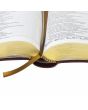 BIBLIA SAGRADA LETRA GRANDE NAA MARROM 11,5X16,5 CM