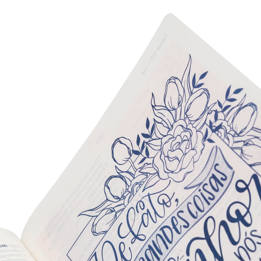 BIBLIA DA MULHER LETRA GRANDE BRANCA ARC 17/X25 CM