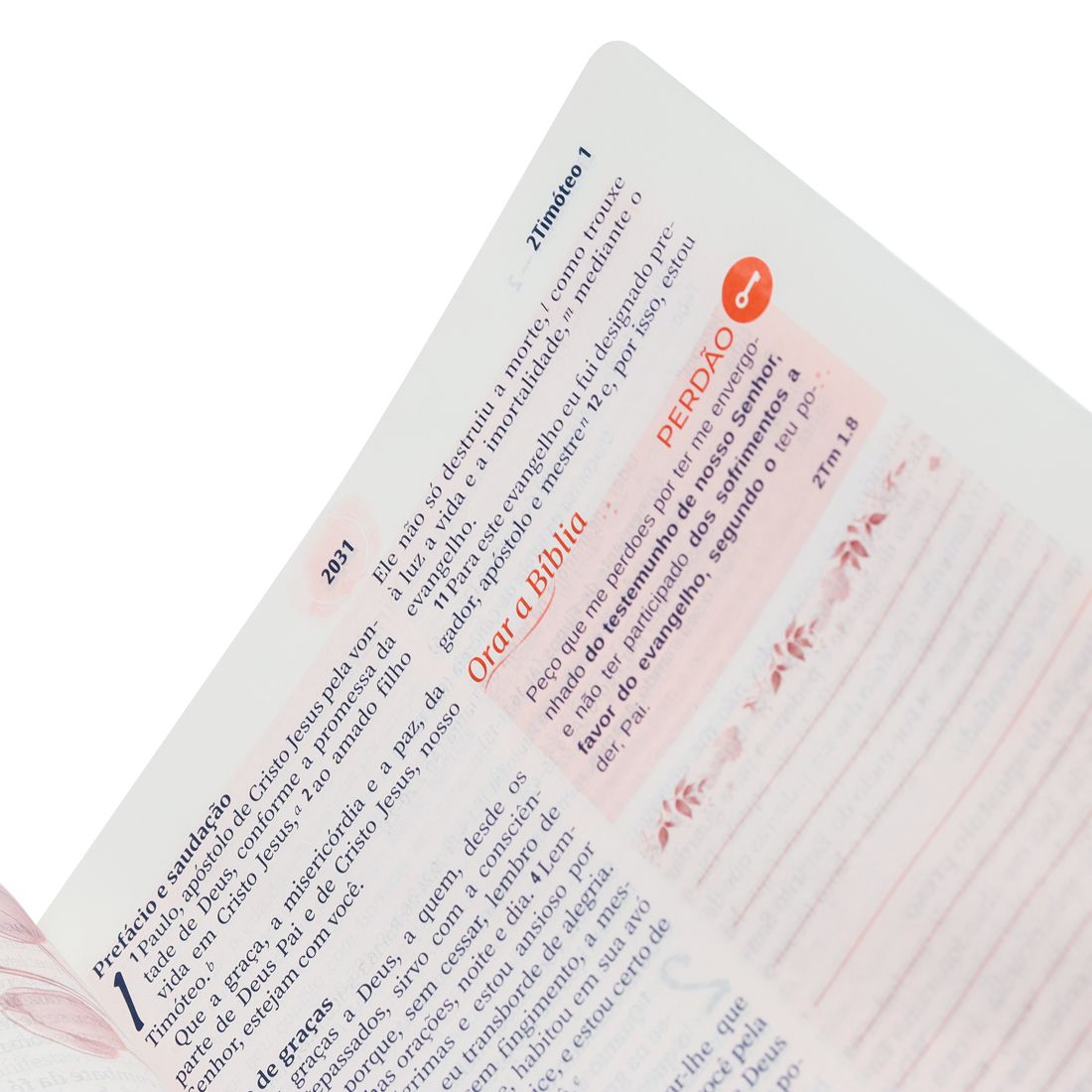 BIBLIA DA MULHER LETRA GRANDE BRANCA ARC 17/X25 CM