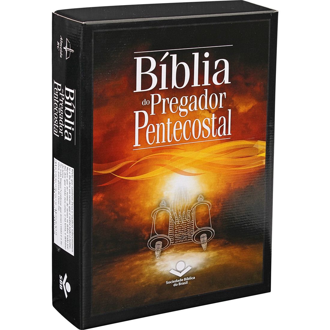 BIBLIA DO PREGADOR PENTECOSTAL PRETA 16,2X23,4 CM