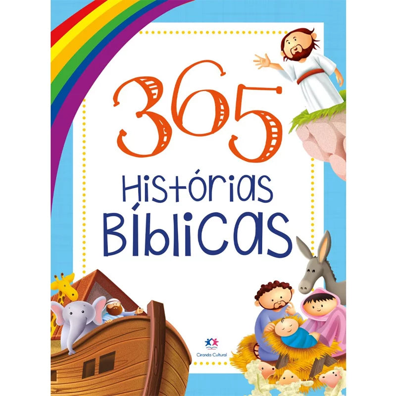 365 HISTÓRIAS BÍBLICAS |  Livro Capa Dura 365 Histórias Bíblicas 2 Edição Da Editora Ciranda Cultural
