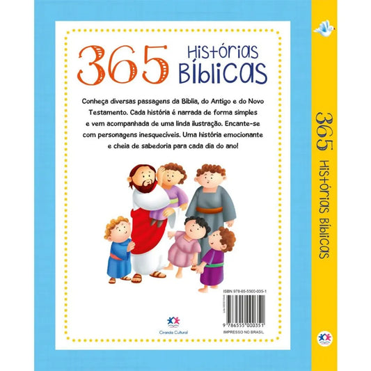 365 HISTÓRIAS BÍBLICAS |  Livro Capa Dura 365 Histórias Bíblicas 2 Edição Da Editora Ciranda Cultural