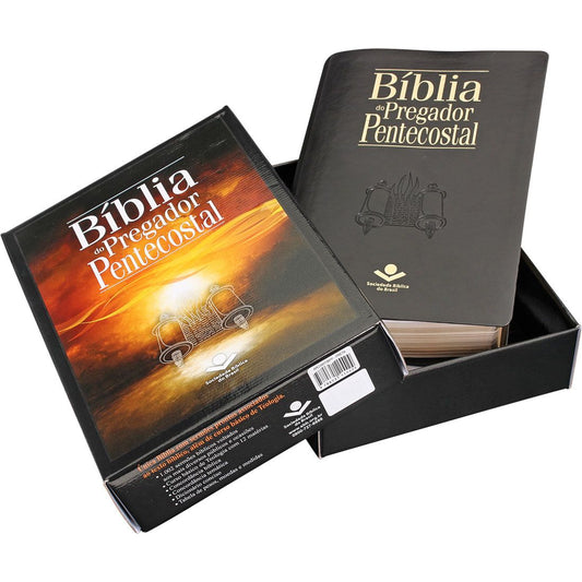 BIBLIA DO PREGADOR PENTECOSTAL PRETA  16,2X23,4 CM