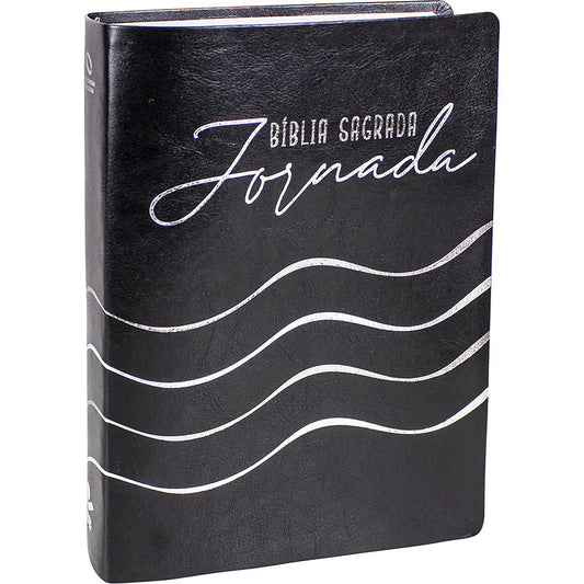 BIBLIA SAGRADA JORNADA NAA AZUL 16,5X23 CM