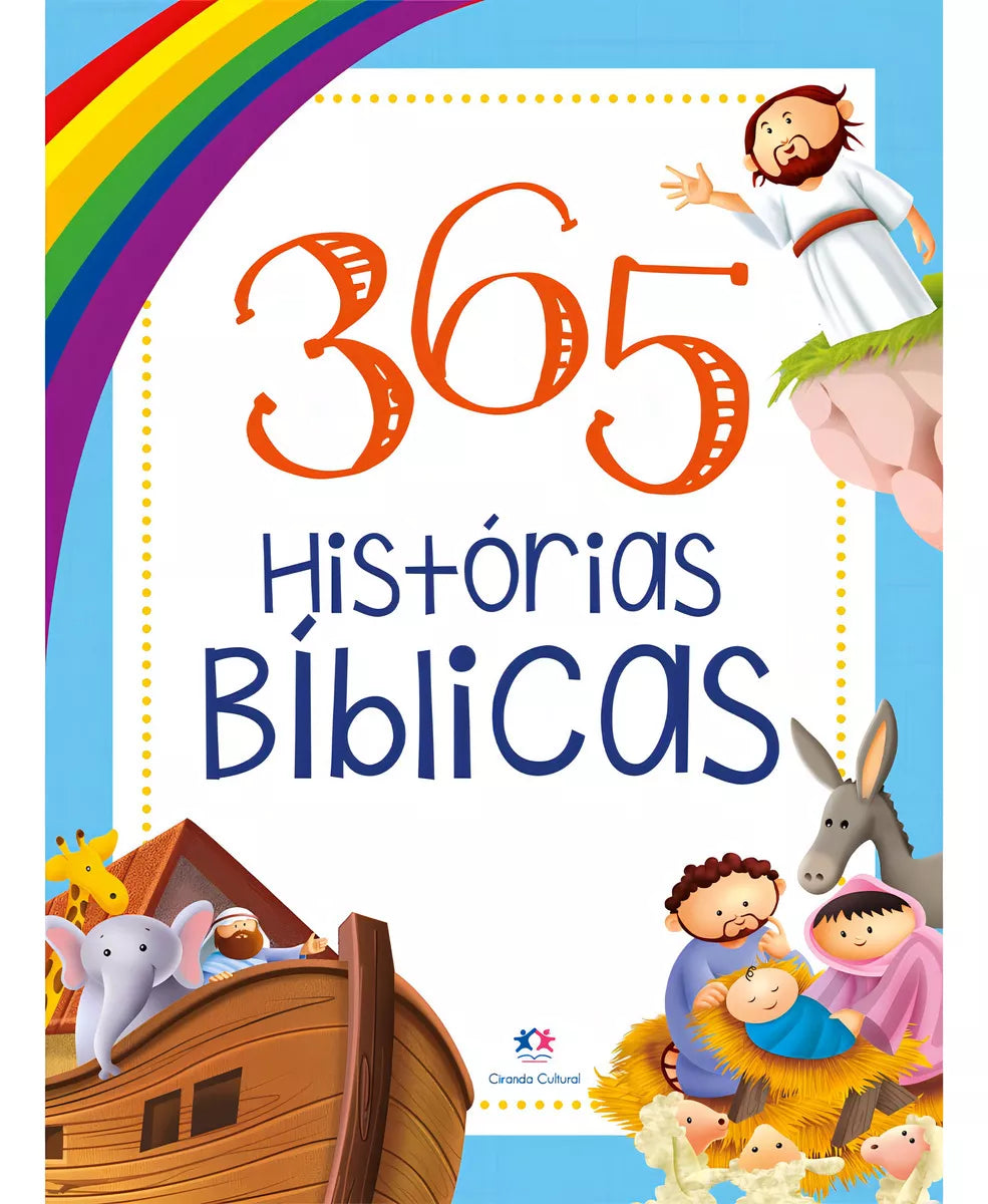 365 HISTÓRIAS BÍBLICAS |  Livro Capa Dura 365 Histórias Bíblicas 2 Edição Da Editora Ciranda Cultural