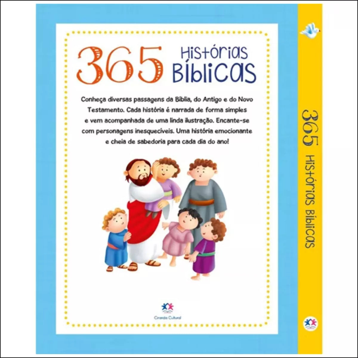 365 HISTÓRIAS BÍBLICAS |  Livro Capa Dura 365 Histórias Bíblicas 2 Edição Da Editora Ciranda Cultural
