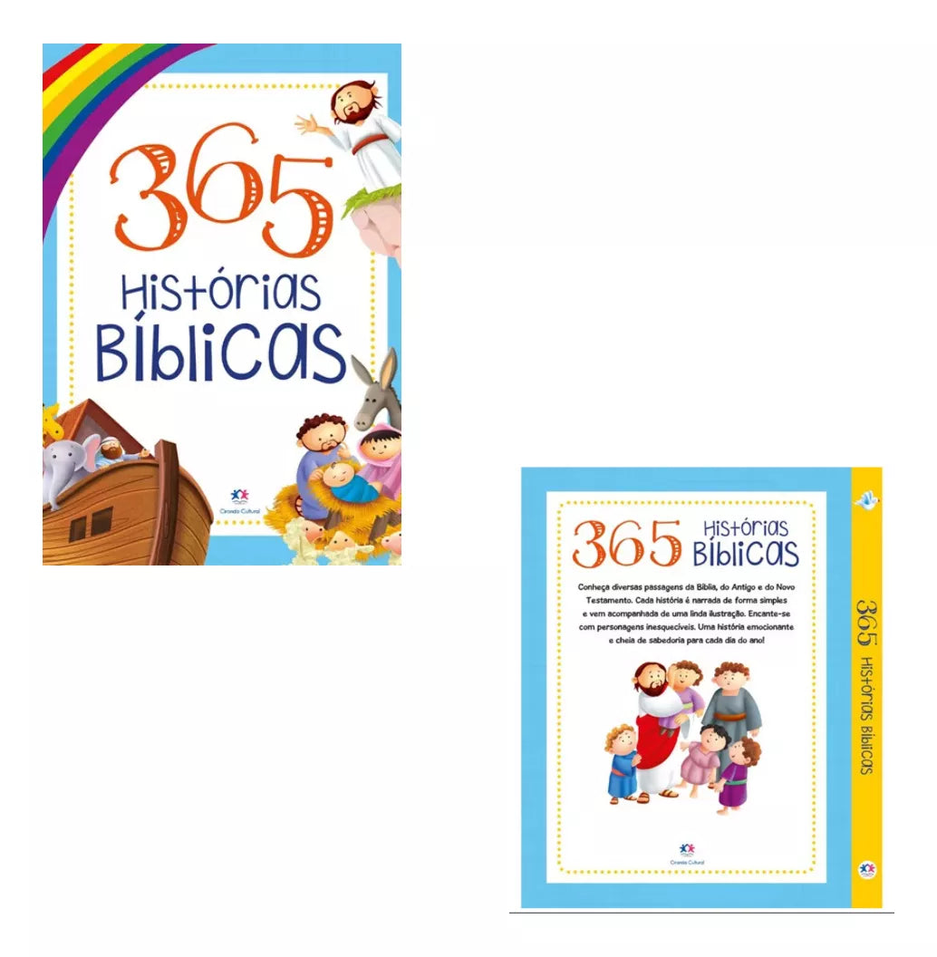 365 HISTÓRIAS BÍBLICAS |  Livro Capa Dura 365 Histórias Bíblicas 2 Edição Da Editora Ciranda Cultural