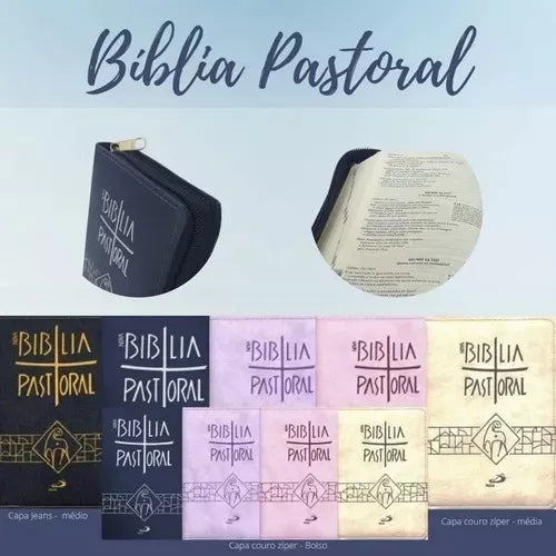 BÍBLIA SAGRADA - PASTORAL (CAPA LILAS)